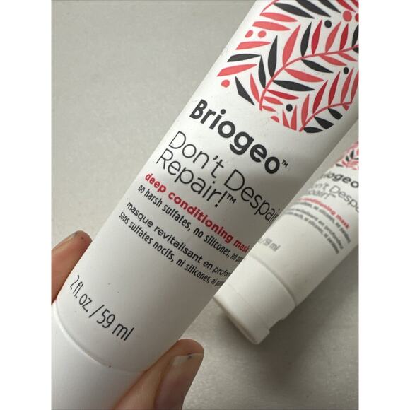 Briogeo - 2x Don't Despair Repair Deep Conditioning Mask 2oz Travel Size SEALED - Picture 2 of 4